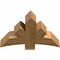 Ekena Millwork Davenport Rough Sawn Timber Gable Bracket, Western Red Cedar, 36"W x 24"H x 6"D x 6"F, 16/12 Pitch GBW036X24X0606DAV00RWR - alternate 2